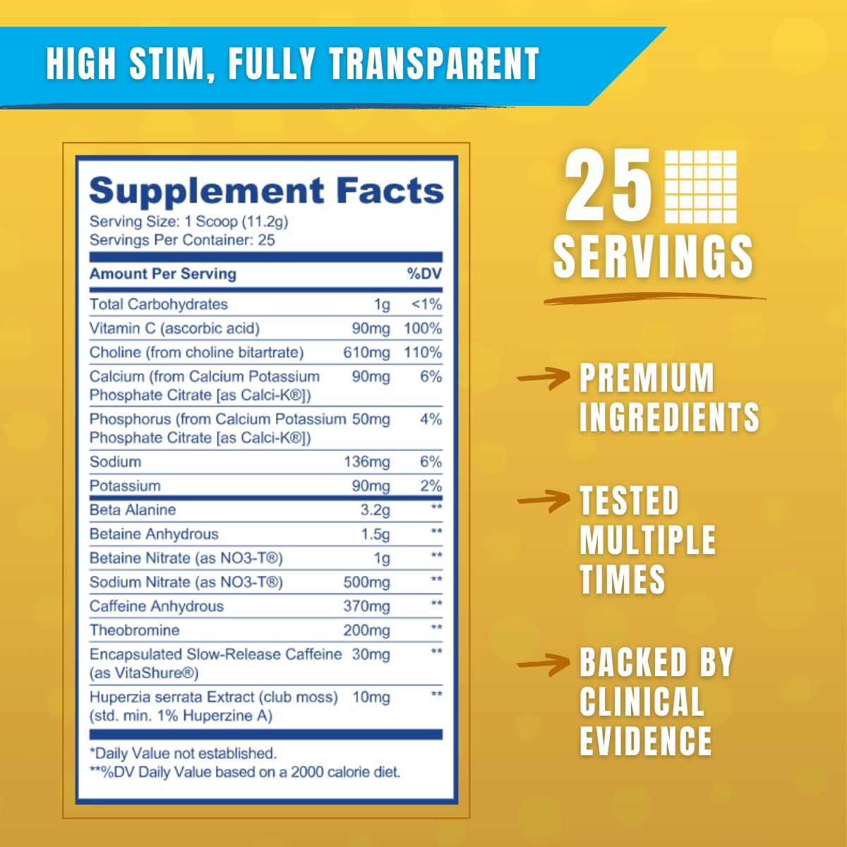 RYSE SUNNY D PRE-WORKOUT 25 SERV. RYSE