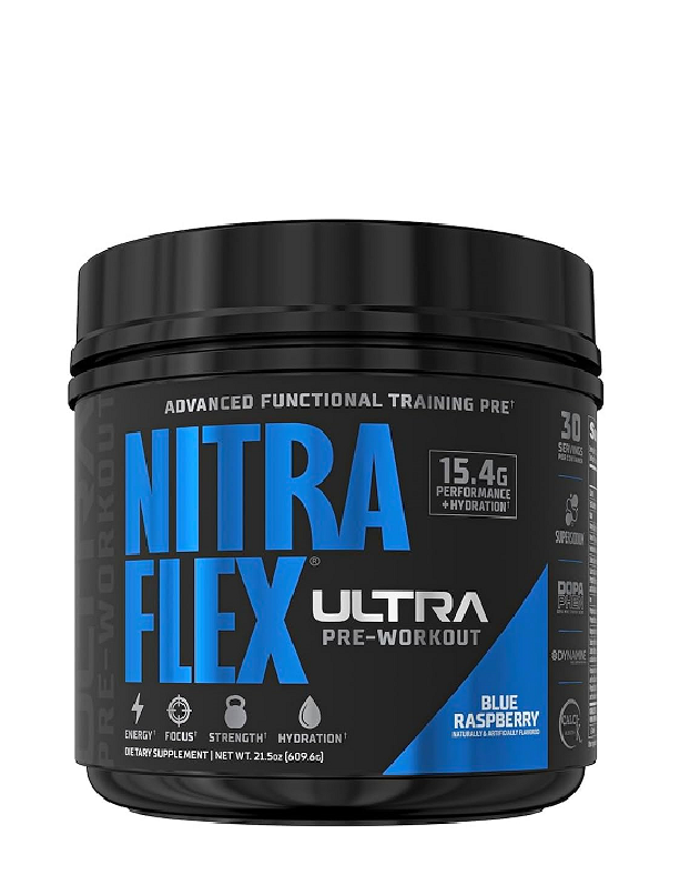 Nitraflex Ultra GAT Sport 30 serv preentreno con energía limpia y enfoque