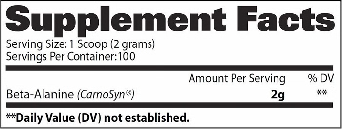 BETA-ALANINE 100 SERV. GAT