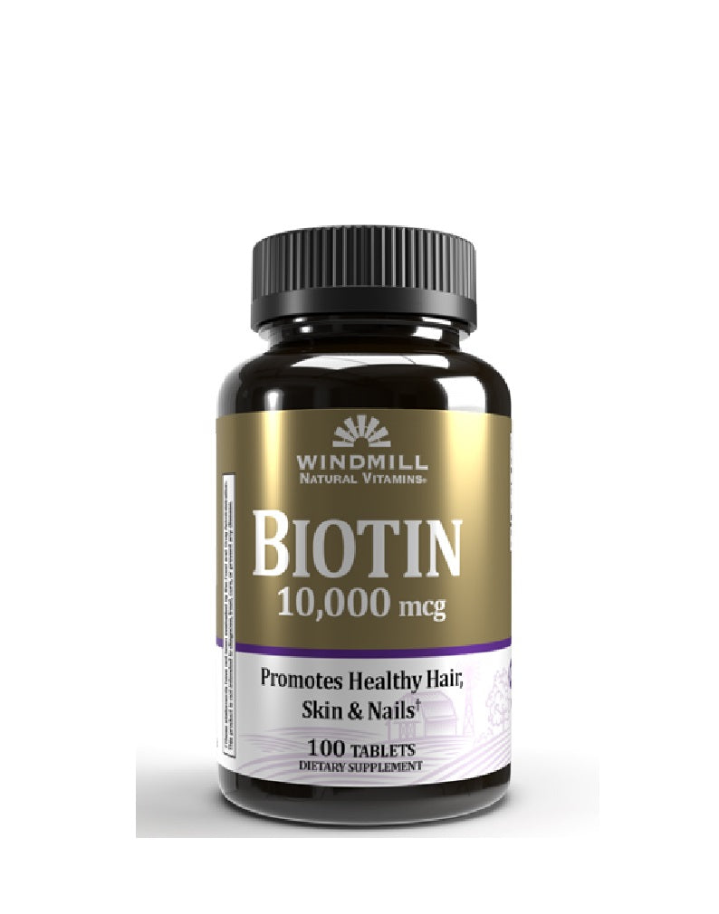 BIOTIN 10,000 MCG 100 TABS WINDMILL