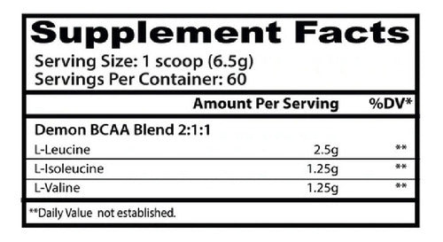 Demon BCAA 60 serv. – Insane Labz