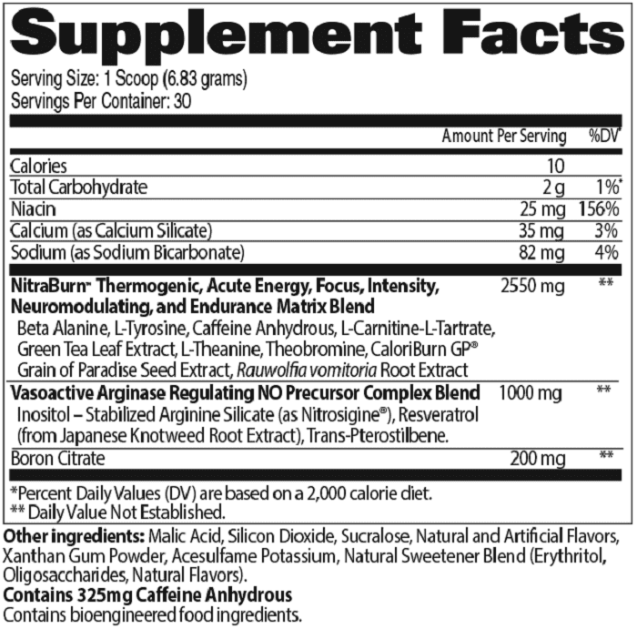 Nitraflex Burn 30 Serv – GAT Sport