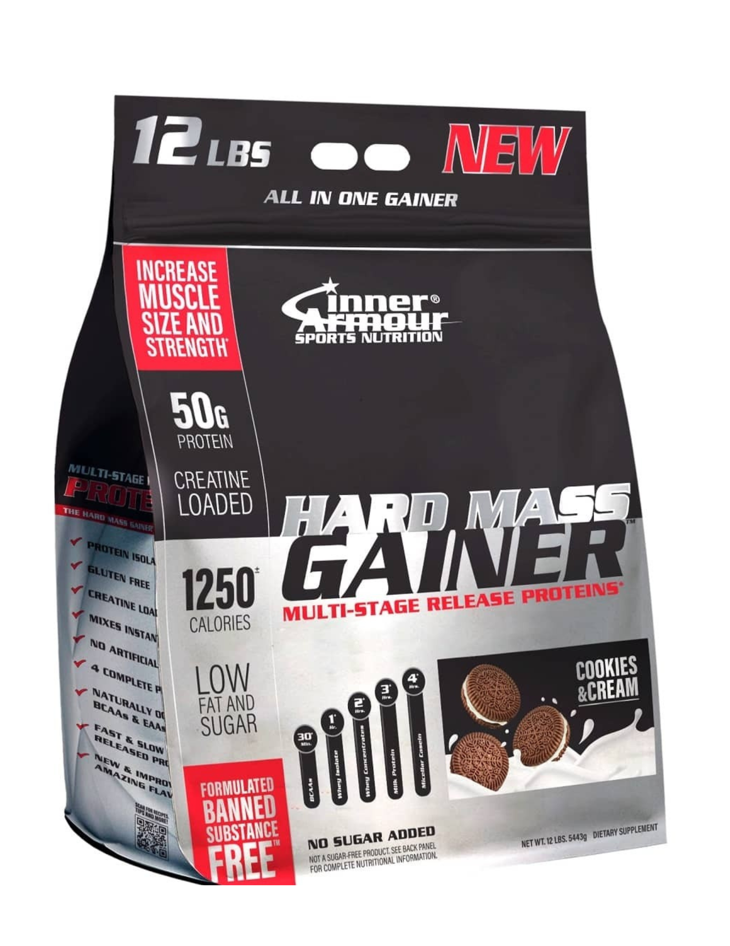 Hard Mass Gainer 12 lbs-Inner Armour