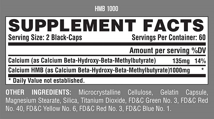 HMB 120 CAPS NUTREX