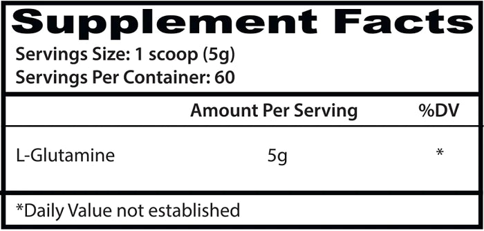 Glutamine 300 g – Insane Labz