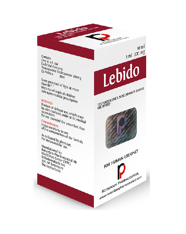 LEBIDO 200 MG 10 ML (TESTOSTERONE UNDECANOATE) ROTTERDAM