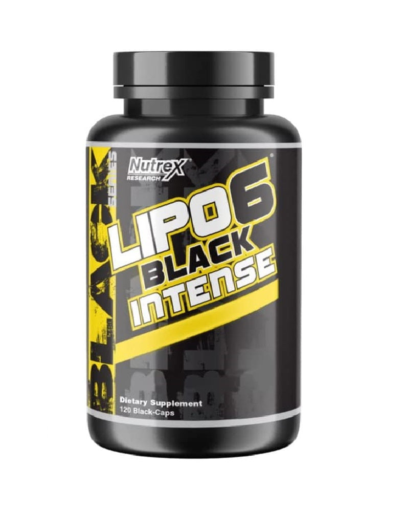 Lipo 6 Black Intense Nutrex 120 cápsulas termogénico intenso para quema de grasa y energía prolongada