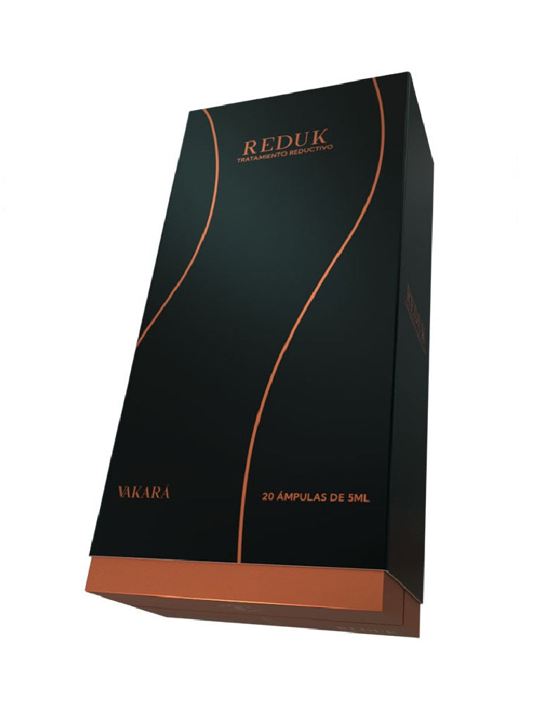 Reduk Vakará Cosmetics 20 ampollas antigrasa y reafirmante para mesoterapia corporal