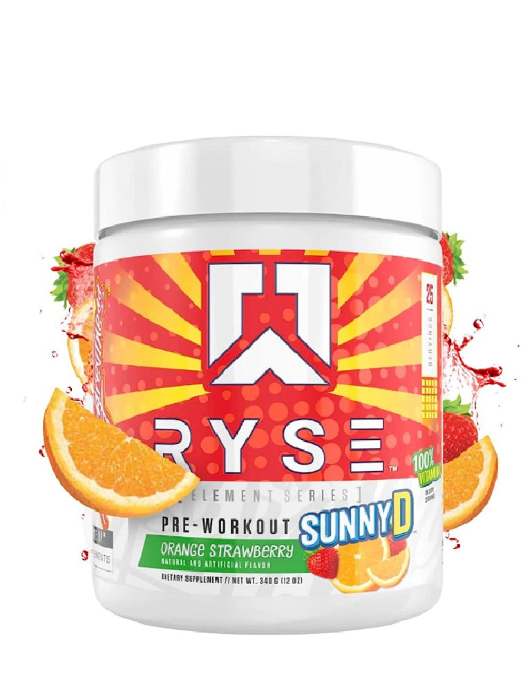 RYSE PRE-WORKOUT ELEMENTS SUNNY D 25 SERV. RYSE