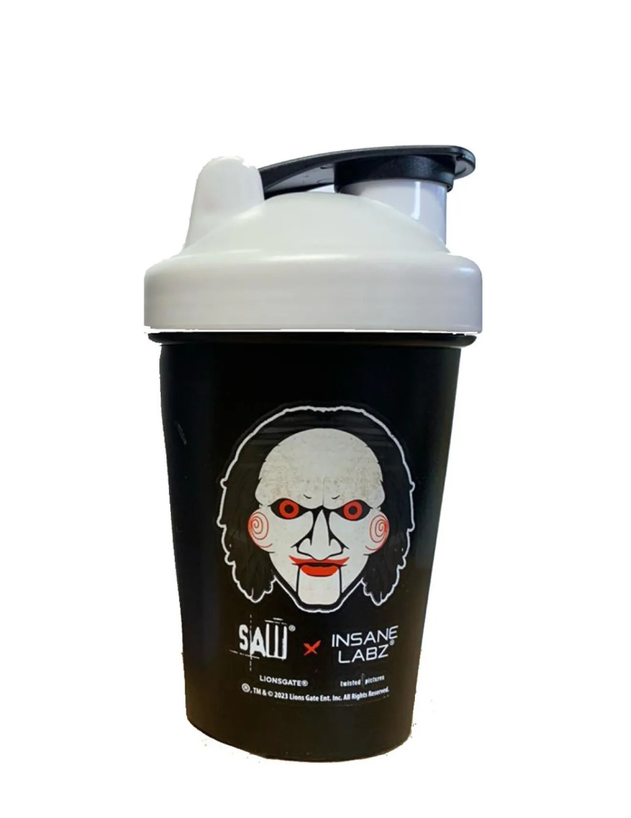 Shaker Saw Mini 400 ml Insane Labz mezclador portátil para suplementos y batidos