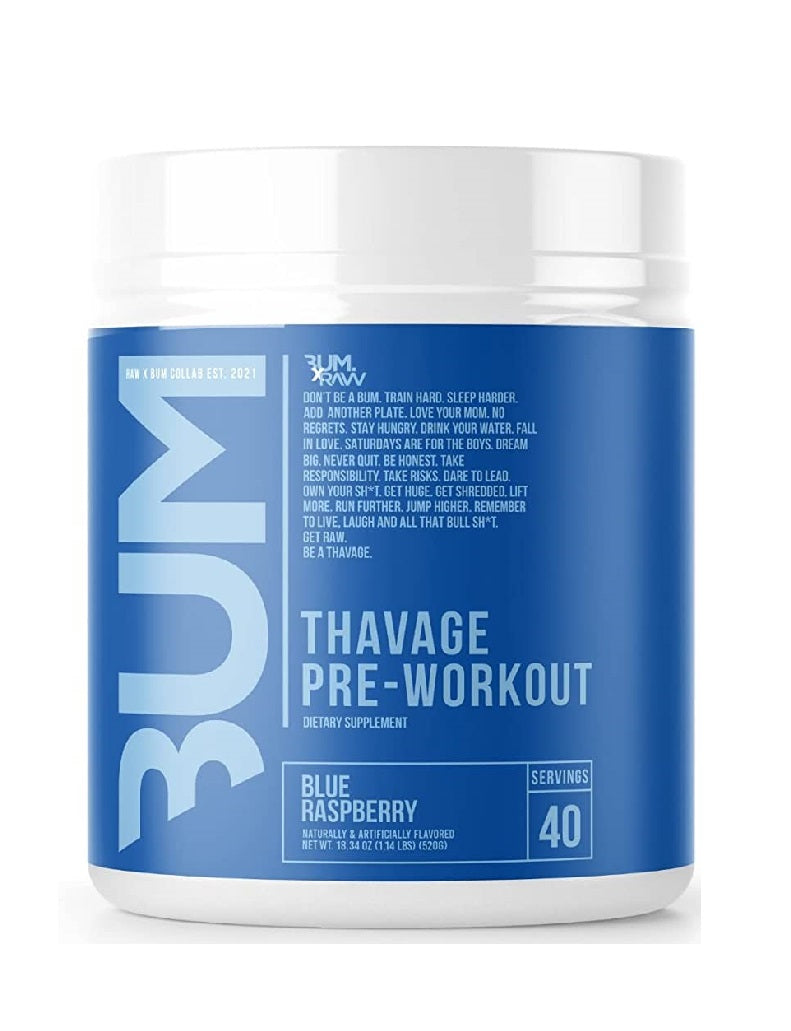 CBUM THAVAGE PRE-WORKOUT 40 SERV. RAW