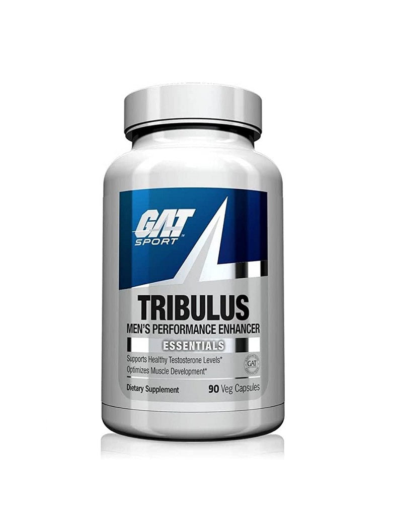 Tribulus GAT Sport 100 cápsulas suplemento natural para testosterona, energía y libido
