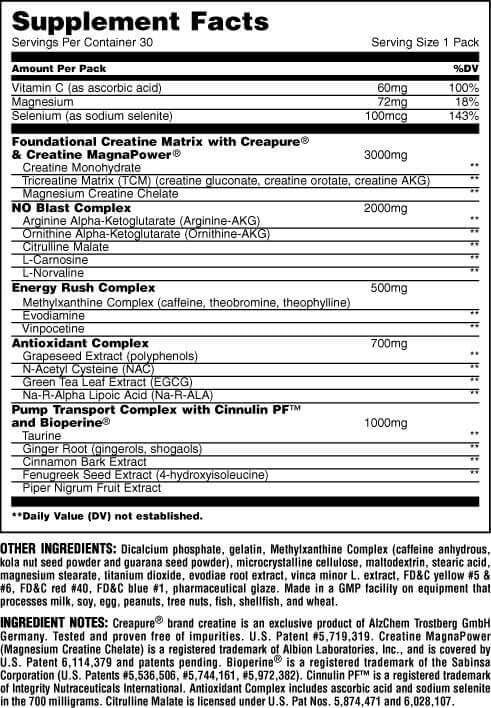 Animal Pump 30 Paks – Universal Nutrition