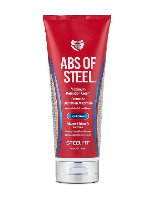 Abs of Steel SteelFit 237 ml gel reafirmante para abdomen con efecto térmico y quemagrasa localizado