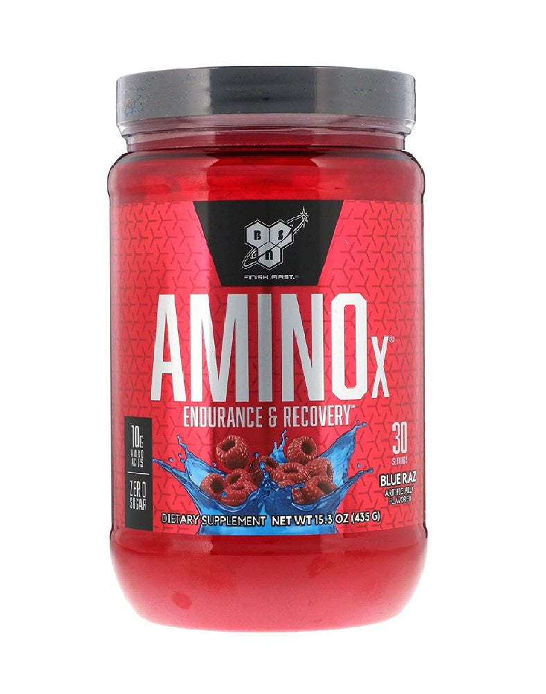 Amino X 30 serv BSN BCAAs efervescentes para recuperación, resistencia y rendimiento sin cafeína
