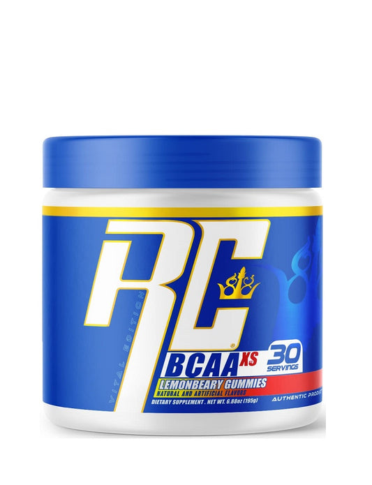 BCAA XS 30 serv Ronnie Coleman aminoácidos 2:1:1 para recuperación muscular y soporte anabólico

