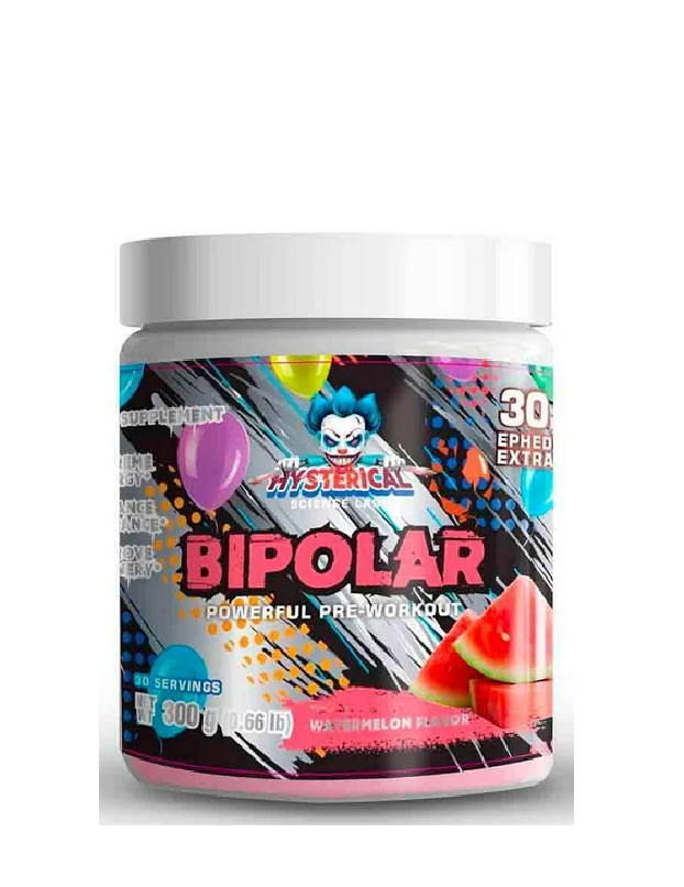 Bipolar preworkout Hysterical HSL 30 servicios energía enfoque