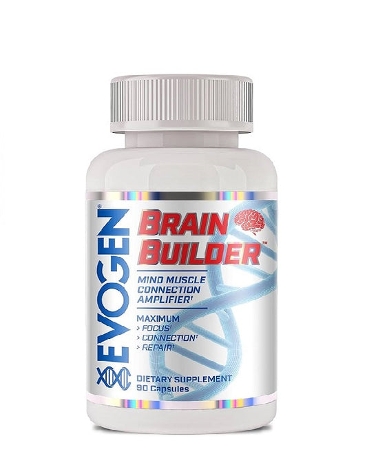 Brain Builder Evogen 90 cápsulas nootrópico para memoria, concentración y rendimiento cognitivo