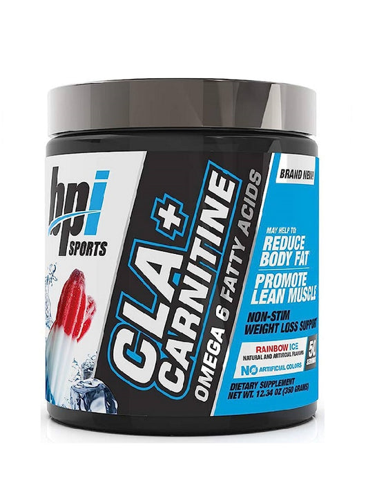 CLA + Carnitine BPI Sports 50 servicios en polvo para quema de grasa sin estimulantes