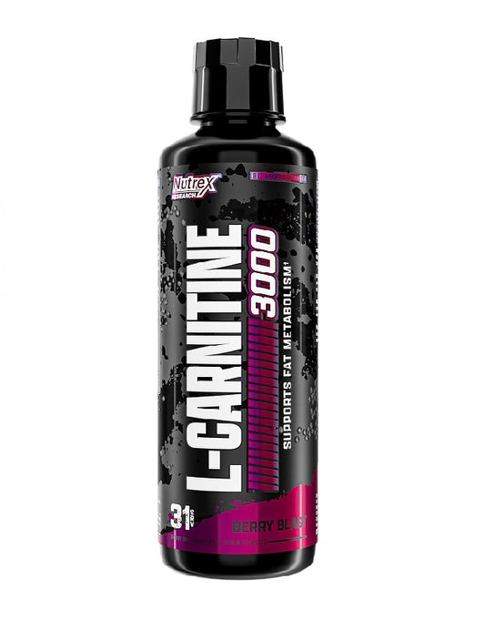 Carnitine Liquid 3000 Nutrex 473 ml L‑Carnitina líquida para energía y quema de grasa

