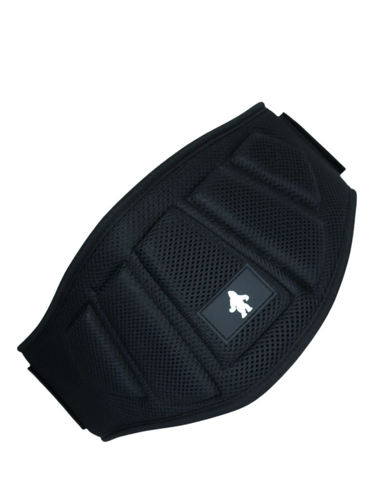 Cinturón lumbar Gorilla Wear con velcro y hebilla – soporte para levantamiento de pesas y entrenamiento de fuerza