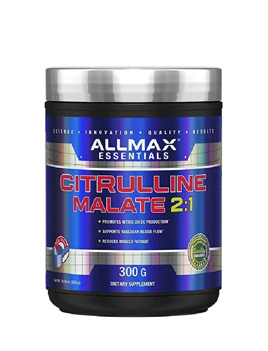 Citrulline Malate 300 g Allmax citrulina malato suplemento bombeo muscular

