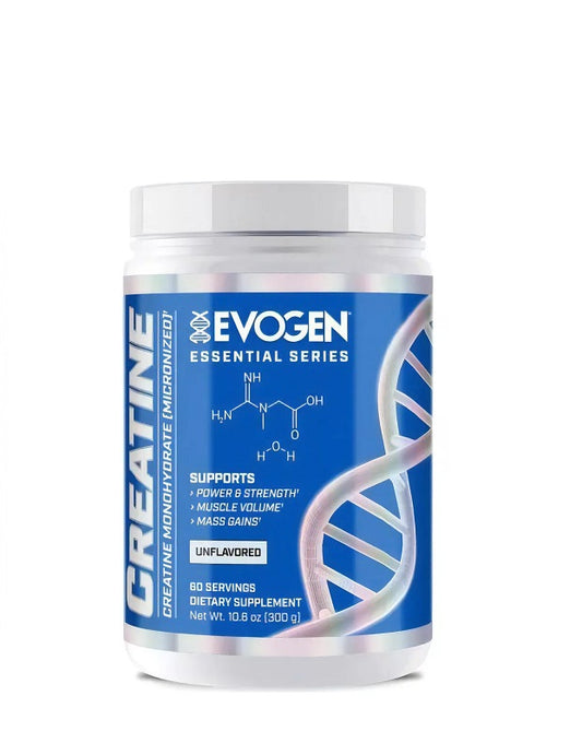 Creatina Evogen 300 g monohidratada grado farmacéutico para fuerza, volumen y rendimiento físico

