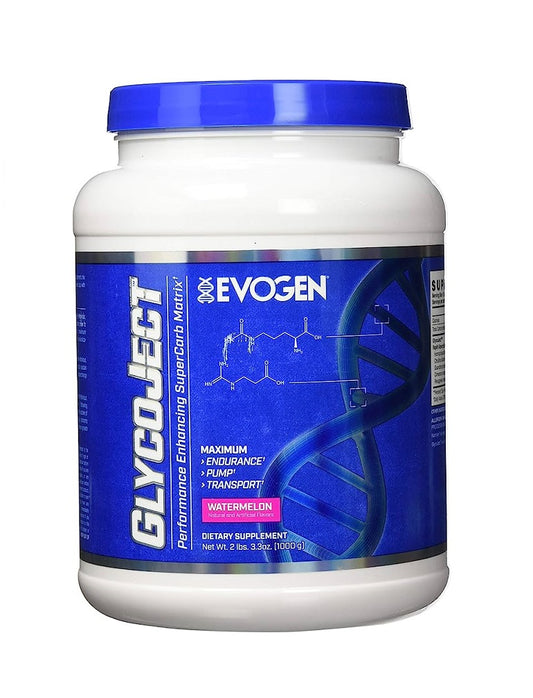 GlycoJect Evogen 2 lbs fórmula de carbohidratos con transporte de nutrientes para energía y recuperación muscular

