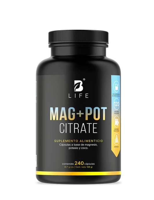 Mag+Pot Citrate | Citrato Magnesio, Citrato de Potasio y Coco orgánico