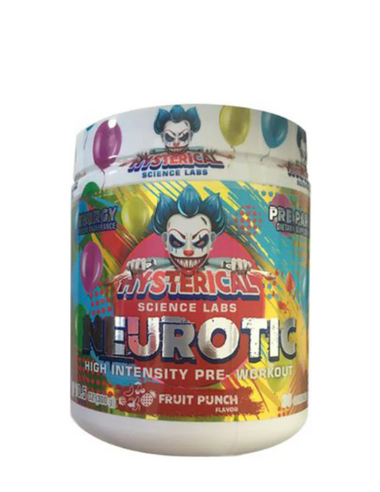 Neurotic Pre-Workout 30 servicios Hysterical suplemento energía bombeo enfoque
