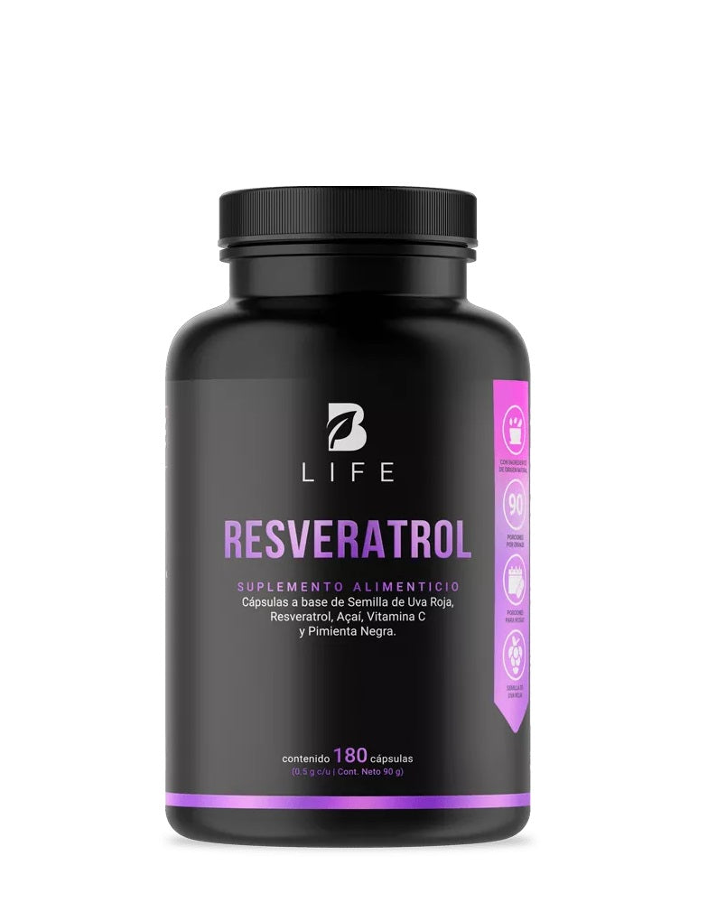 RESVERATROL 180 CAPS B LIFE