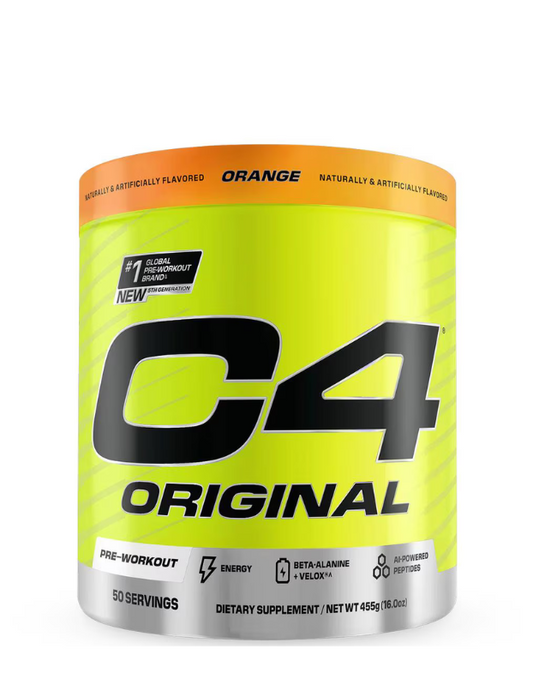 C4 Original Cellucor 50 serv pre-entreno con energía, beta-alanina, cafeína y creatina