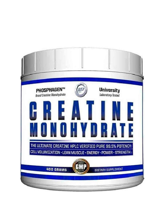Creatina HTP 400 g monohidratada micronizada para fuerza, volumen y recuperación muscular