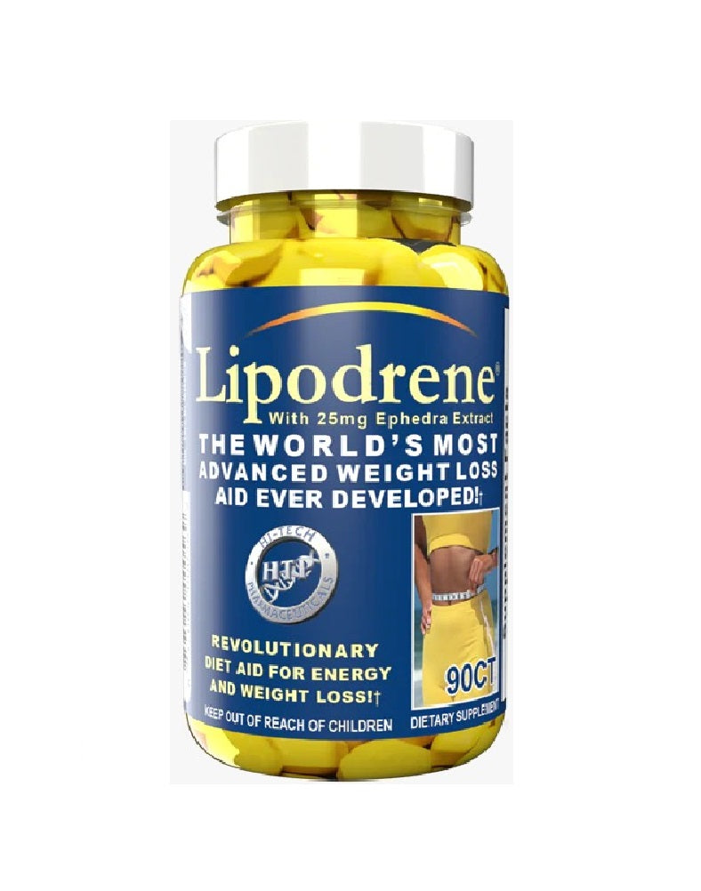 Lipodrene Hi-Tech 90 tabletas termogénico potente para quema de grasa, energía y enfoque mental