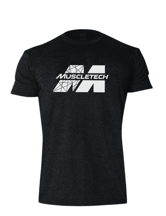 Playera MuscleTech algodón con logotipo original – ropa deportiva para gimnasio y uso diario