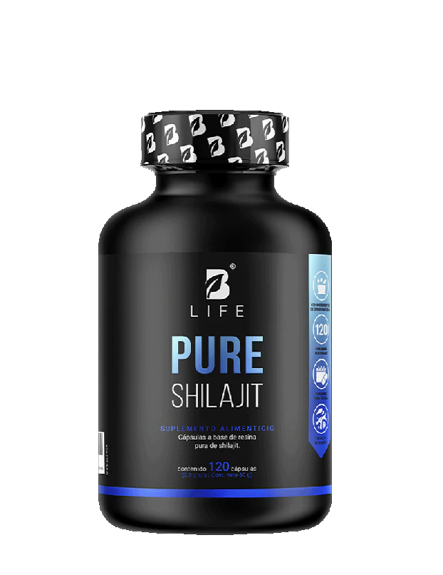 PURE SHILAJIT EXTRACTO DE SHILAJIT EN POLVO 120 CAPS 500 MG B LIFE