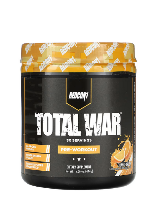 Total War Redcon1 30 servicios pre-entrenamiento con citrulina, beta-alanina y cafeína para energía extrema